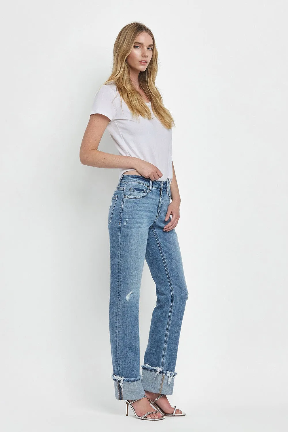Cuffed straight Mid rise - Ever